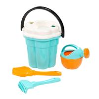 Cavallino safari xl klassieke emmer met gieter blauw, 4dlg. - thumbnail