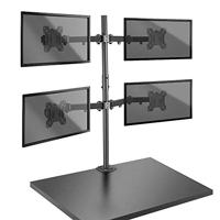 LINDY Zubehör TFT/LCD-TV Monitor-tafelbeugel Aantal monteerbare displays: 4 Display(s) 43,2 cm (17) - 71,1 cm (28) Zwart Kantelbaar, Zwenkbaar - thumbnail