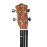 Cascha HH 2244 bariton ukelele massief spar bovenblad met gigbag - thumbnail