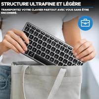 Bedraad toetsenbord - Bluestork - KB Mac - Azerty - Mac-compatibel - Zwart - thumbnail