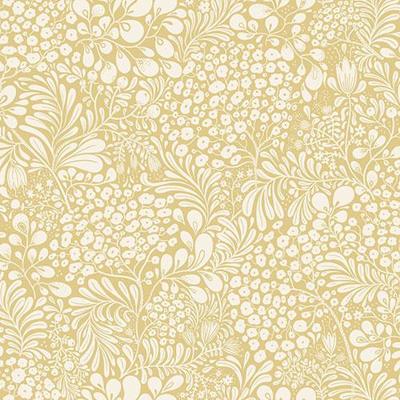 Dutch Wallcoverings Lina II - Siv Light Yellow - Geel
