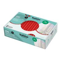 Bolsius - Gotische Kaarsen - Rood - 100 stuks - thumbnail