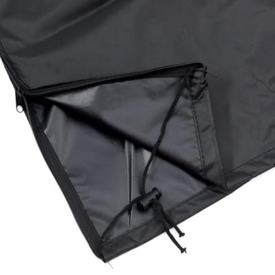 Heaterhoes piramidevormig 86x47x241 cm 420D oxford zwart