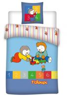T&apos;choupi Dekbedovertrek Playing 140 X 200 cm - 65 x 65 cm Katoen - thumbnail