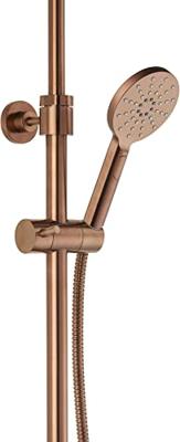 Ben Lavion 250 Cool regendoucheset met 4 straalsoorten Ø25cm geborsteld koper pvd