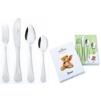 Keltum Kinderbestek Junior Beer 4-Delig - thumbnail