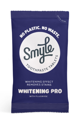 Smyle Tandpasta tabs whitening pro - refill 65st. - met fluoride