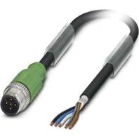 Phoenix Contact 1682731 Sensor/actuator connector, geassembleerd M12 Aantal polen (sensoren): 5 Stekker, recht 5.00 m 1 stuk(s) Piece