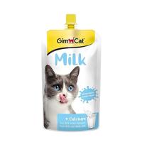 GimCat Milk – kattenmelk uit echte volle melk met verminderd lactosegehalte, voor gezonde botten – 1 zakje (1 x 200 g) - thumbnail