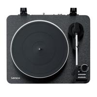 Volautomatische platenspeler met Bluetooth® transmissie en voorversterker| Zwart - thumbnail