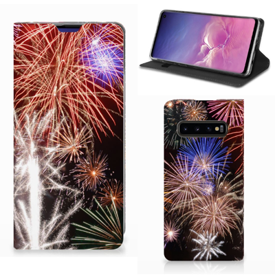 Samsung Galaxy S10 Hippe | Standcase | Vuurwerk Samsung Galaxy S10 Hippe | Standcase | Vuurwerk
