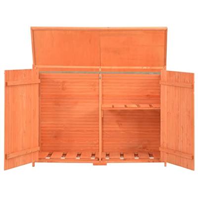 VidaXL Tuinberging 128x42x91 cm hout - thumbnail