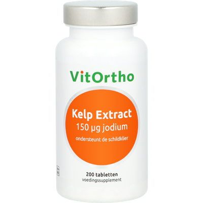 VitOrtho Kelp Extract (150mcg Jodium) Tabletten 200st VitOrtho Kelp Extract (150mcg Jodium) Tabletten 200st