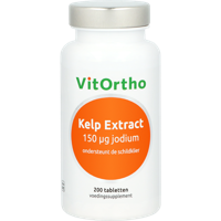 VitOrtho Kelp Extract (150mcg Jodium) Tabletten 200st - thumbnail