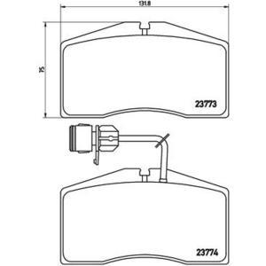 Remblokken set P85053