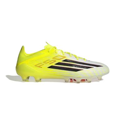 adidas F50 Elite Kunstgras Voetbalschoenen (AG) Neongeel Zwart Rood
