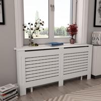 Radiatorombouwen 2 st 172x19x81,5 cm MDF wit - thumbnail