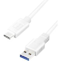 LogiLink CU0175 - USB 3.2 Gen 1x1 aansluitkabel, USB-A naar USB-C™, wit, 1,5 m - thumbnail