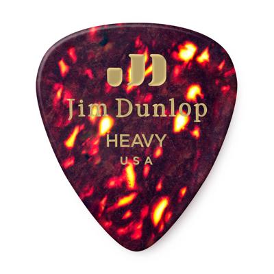 Dunlop Celluloid Shell Heavy 12-pack plectrumset Dunlop Celluloid Shell Heavy 12-pack plectrumset