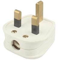 UK Plug Travel Power Adaptor(White) - thumbnail
