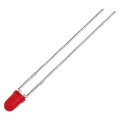 Kingbright L-934ID Bedrade LED Rood Rond 3 mm 20 mcd 40 ° 30 mA 2 V