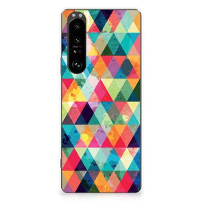 Sony Xperia 1 III | TPU bumper | Geruit Sony Xperia 1 III | TPU bumper | Geruit