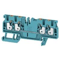 Weidmüller 1521700000 Doorgangsklem 5.1 mm Spanveer Blauw 100 stuk(s) - thumbnail