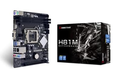 BioStar H81MHV3 3.0 H81 Moederbord Socket Intel LGA 1150 Vormfactor Micro-ATX Moederbord chipset Intel® H81