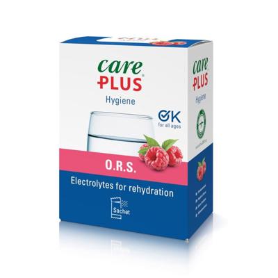 Care Plus O.R.S. - Oral Rehydration Salt - Framboos - 10 zakjes