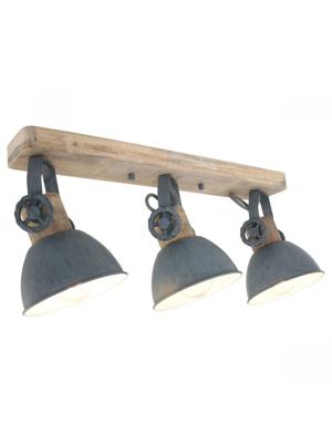 Steinhauer PlafondspotGearwood 3-lichts - 2133GR
