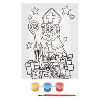 Grafix Sint Canvas schilderset 20x15cm - thumbnail
