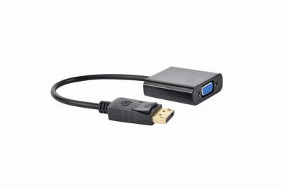 DisplayPort M - VGA F adapterkabel 15 cm zwart
