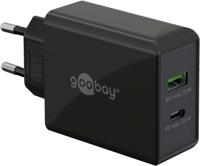 goobay Dual USB-C PD (Power Delivery) Fast Charger (30 W) oplader - thumbnail