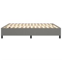Boxspringframe stof donkergrijs 180x200 cm - thumbnail