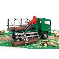 bruder MAN houttransport modelvoertuig - thumbnail