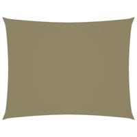 VidaXL Zonnescherm rechthoekig 3,5x4,5 m oxford stof beige - thumbnail