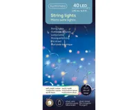 Strengverlichting 40 LED multikleur batt - thumbnail