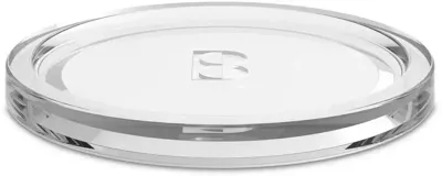 Bolsius onderzetter rond glas 11cm transparant