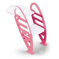 Dolu roze toilettrainer met trapje 7250 - thumbnail