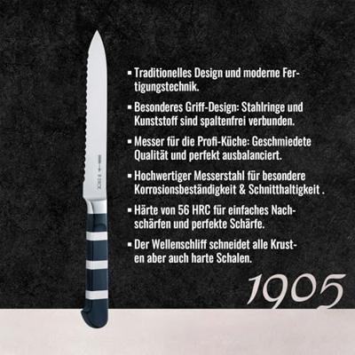 DICK 1905 Universeel mes gekartelde rand DICK 1905 Universeel mes gekartelde rand