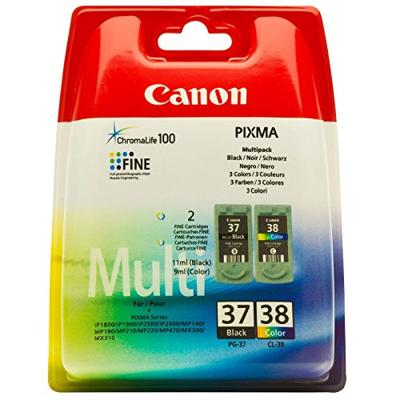 Canon PG-37/CL-38 Origineel Zwart, Cyaan, Magenta, Geel 2 stuk(s) Canon PG-37/CL-38 Origineel Zwart, Cyaan, Magenta, Geel 2 stuk(s)