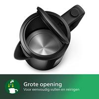 Waterkoker Philips Series 3000 2200W Zwart Plastic 2200 W 1,7 L (1,7 L) - thumbnail