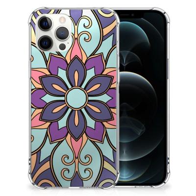 iPhone 12 Pro Max Case Purple Flower iPhone 12 Pro Max Case Purple Flower