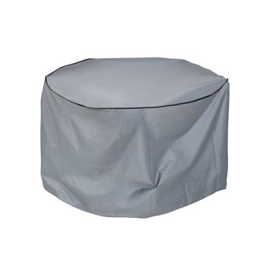 Beschermhoes DKD Home Decor Tafel Zwart Aluminium Donker grijs (132 x 132 x 75 cm)