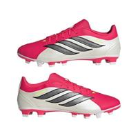 adidas Predator Club Gras / Kunstgras Voetbalschoenen (MG) Rood Wit Zwart - thumbnail