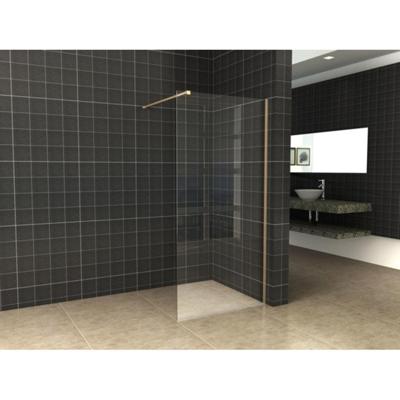 Wiesbaden Slim inloopdouche met messing profiel en stabilisatiestang 120x200cm 8mm helder Nano glas sw203910/sw295910 Wiesbaden Slim inloopdouche met messing profiel en stabilisatiestang 120x200cm 8mm helder Nano glas sw203910/sw295910