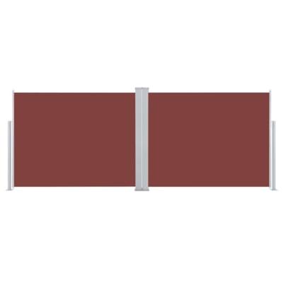 Windscherm uittrekbaar 140x1000 cm bruin Windscherm uittrekbaar 140x1000 cm bruin