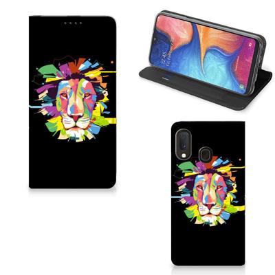 Samsung Galaxy A20e Magnet Case Lion Color Samsung Galaxy A20e Magnet Case Lion Color