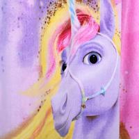 Unicorn Academy Velour Towel Magic 75 x 150 cm - thumbnail