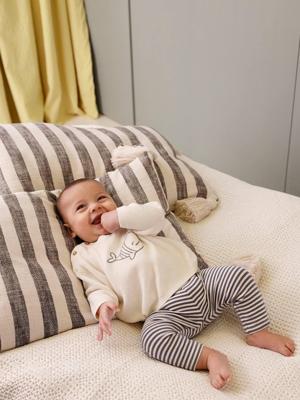 Babypakje voor jongens in tricot blauw